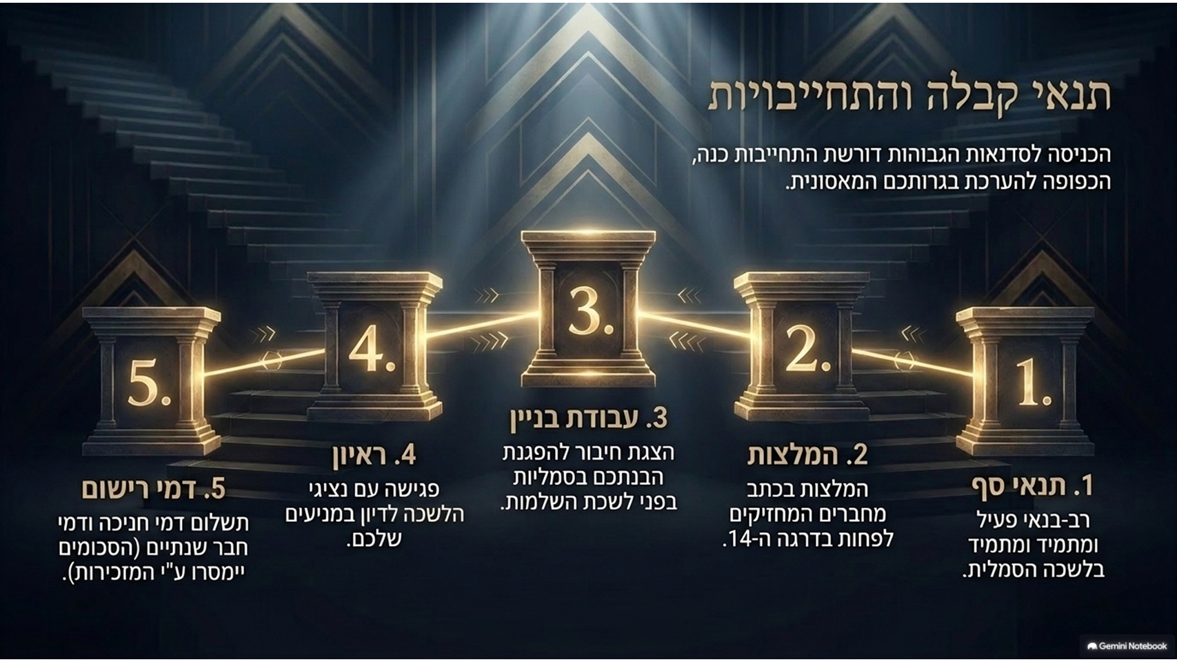 תנאי קבלה